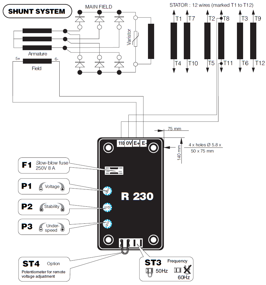 СХЕМА ПОДКЛЮЧЕНИЯ AVR R230